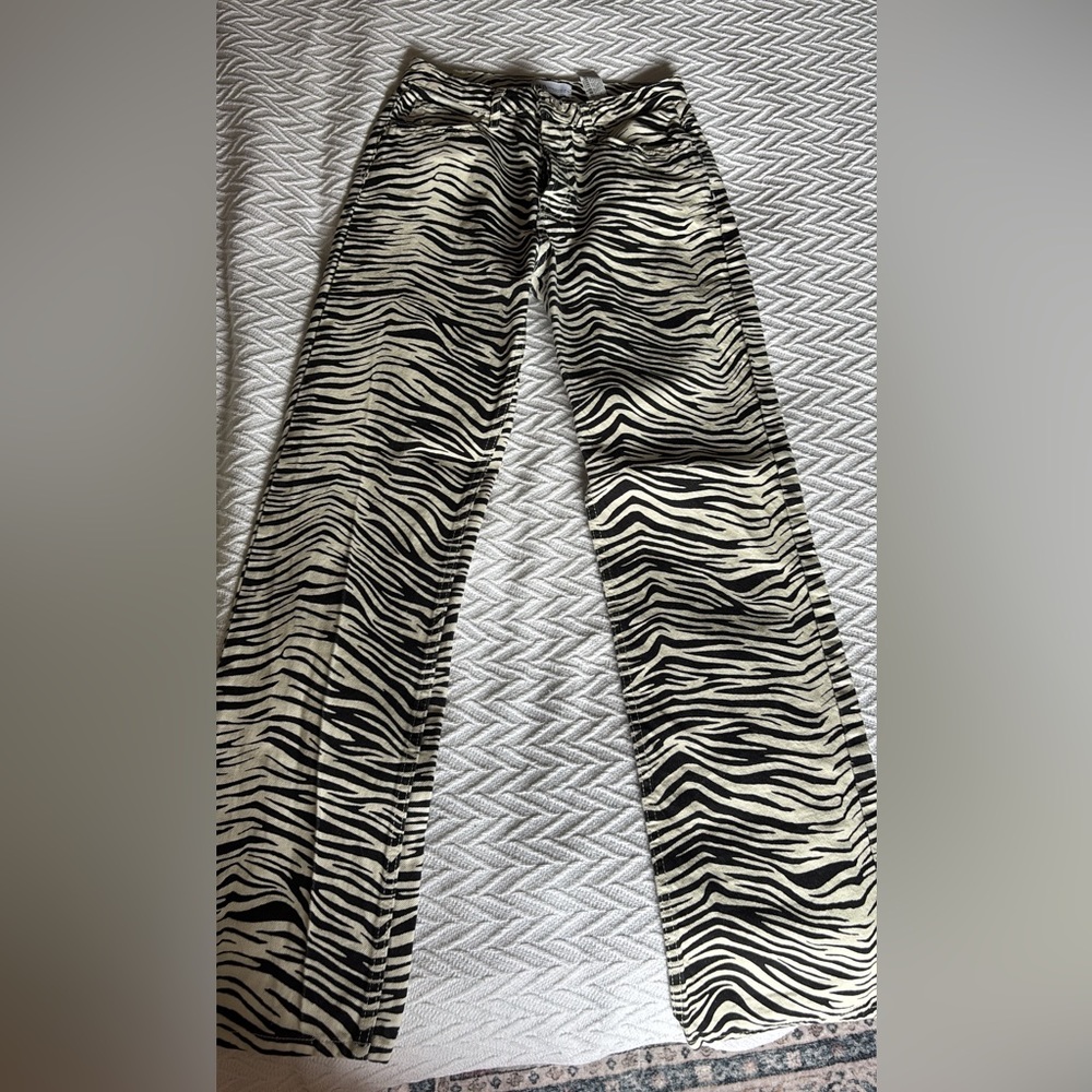 Zara Zebra Print Pants